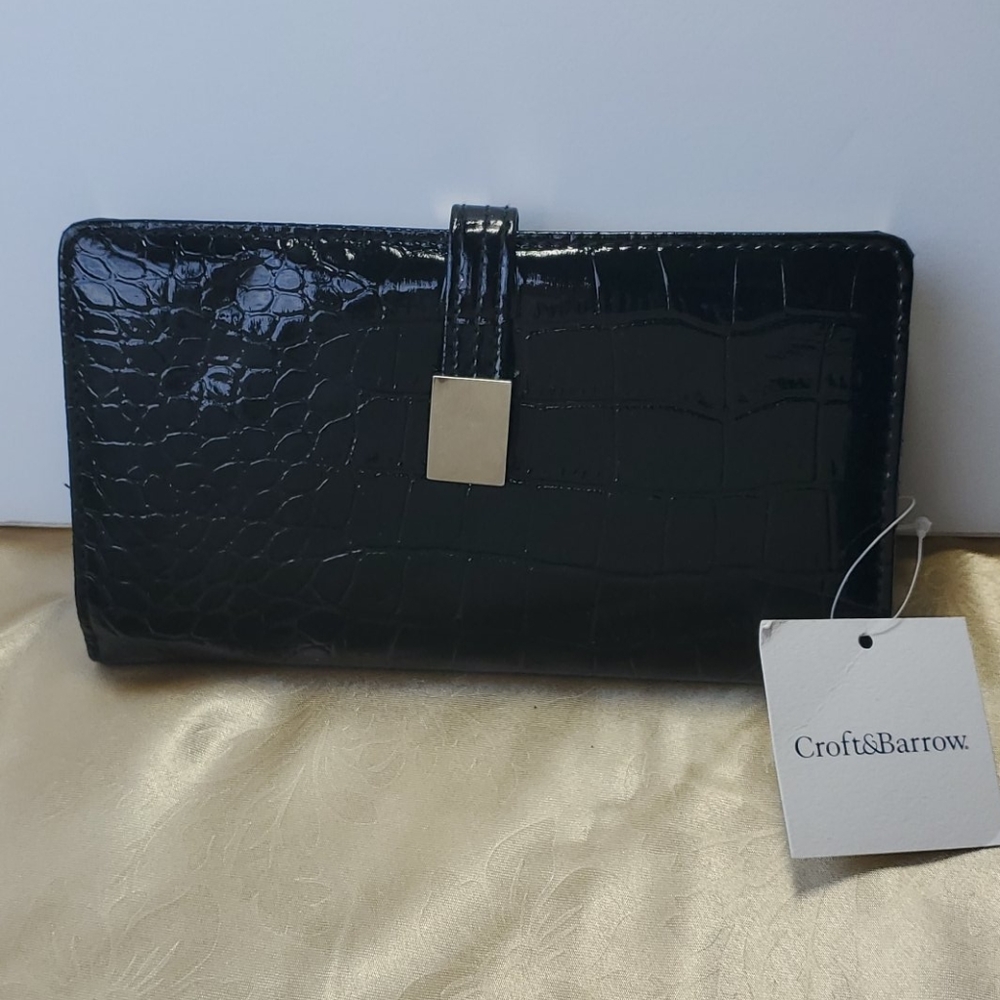 ⭐ CROFT & BARROW WALLET / BLACK